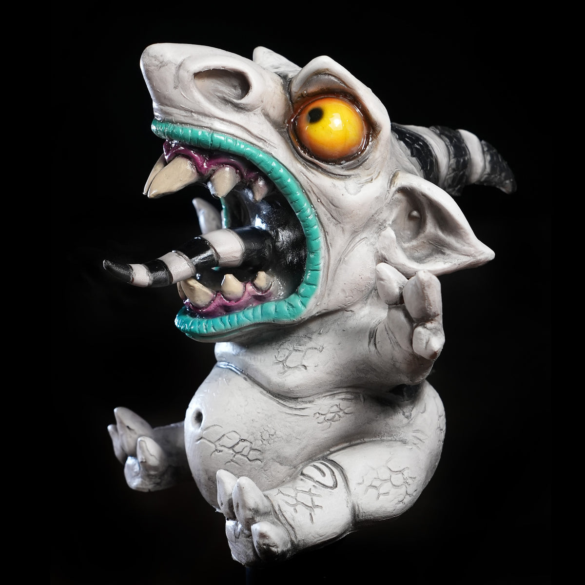 Jitters Baby Monster Day 2024 Mascot | Latex Halloween Prop