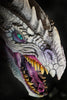 Dragon legends white dragon head prop seen from above