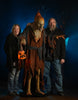 Pumpkin Witch Halloween prop with Distortions Unlimited owners Ed and Marsha Edmunds