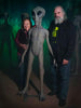 Ed and Marsha Edmunds with Roswell Alien Prop display that they make