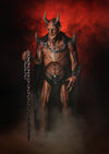 Demon Legend Halloween life size standing prop by Distortions Unlimited