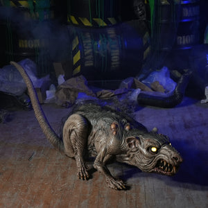 Dirty Rat Halloween animatronics in its toxic wasteland