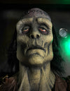Frankenstein animatronic face close up