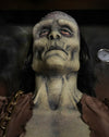 Frankenstein's experiment animatronic prop face for Halloween, horror and haunts