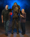 Halloween prop Mummy Legend life size standing decoration with Ed and Marsha Edmunds of Distortions Unlimited