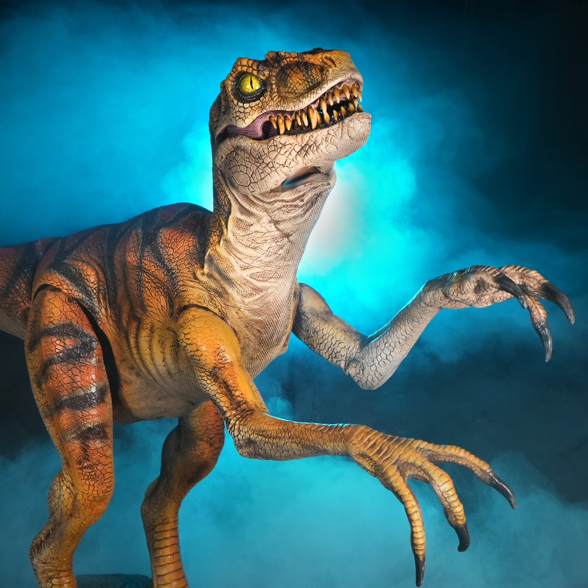 Raptor Animatronic Dinosaur For Theme Parks | Animated Velociraptor ...