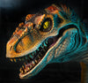 Raptor animatronic head