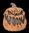 Evil Pumpkin prop has a sinister smile and is made of latex and foam filled. This is a Distortions Unlimited scary jack o lantern
