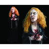 Blood Thirsty female vampire Halloween prop staked through the heart.