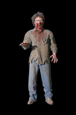 Cody scary zombie Halloween prop by Distortions