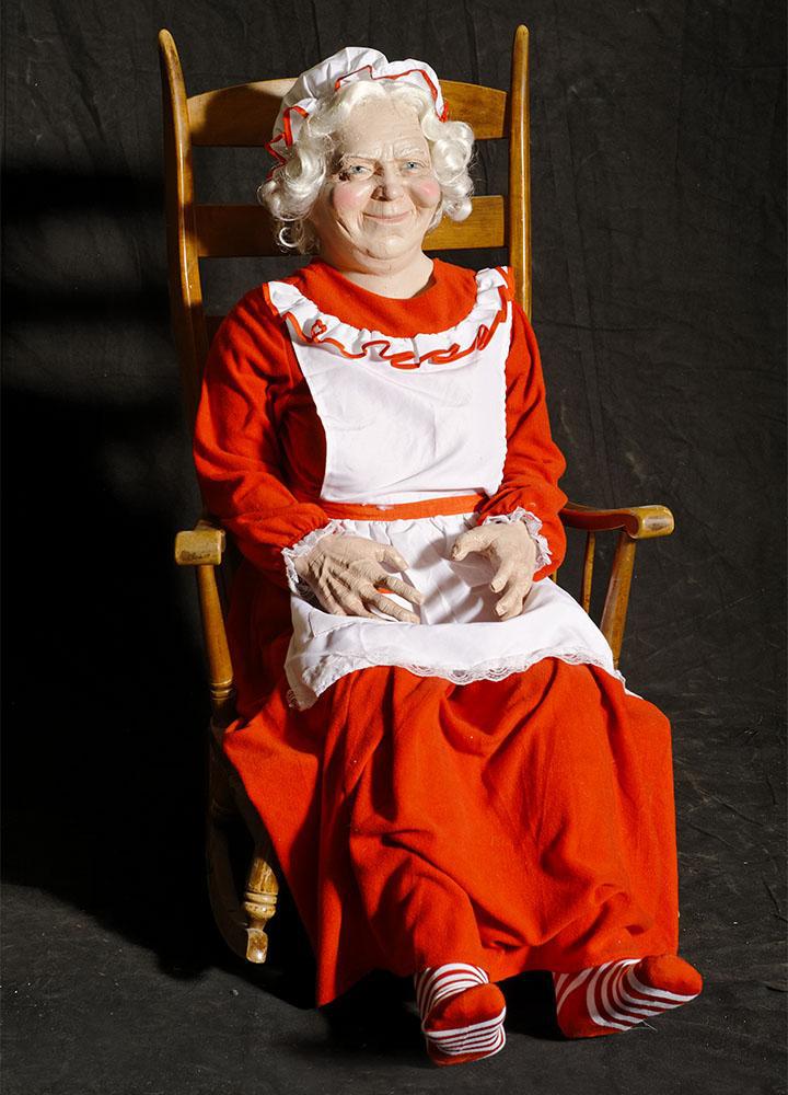 strapless open back dress Mrs. Claus Sitting Prop Christmas Decoration for Home and Retail –  Distortions Unlimited