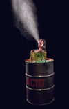 Acid Spitter scary haunted house barrel animatronic