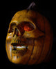 Giant Blazing Pumpkin Halloween Jack-o-lantern and skull prop 