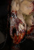 Bloody Beast haunted house monster animatronic hand close up