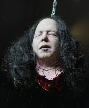 "Kirk" Severed head prop by Distortions Unlimited hanging