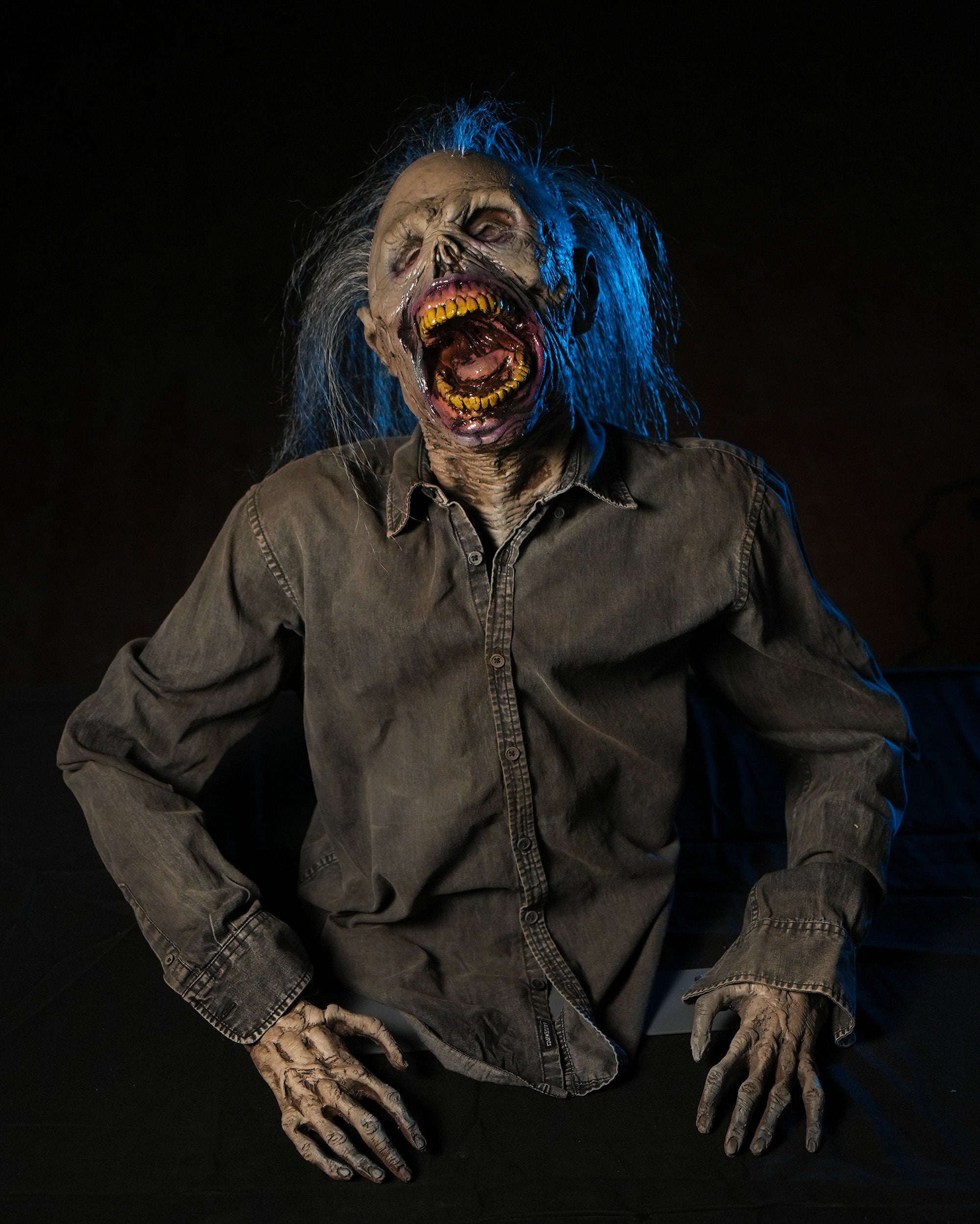 Death Rising Zombie Prop for Halloween Graveyard Scene