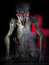 Giant Demon Fury animatronic standing 10.5 feet tall with fog and lights