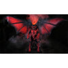 Demon Shock with wings up. This Shocktronic scare is part costumed actor and part animatronic prop for Halloween and haunts.