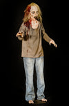 Die Ann zombie girl animatronic Halloween prop for haunts, home, porch and yard
