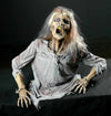 Zombie prop for Halloween cemetery scene