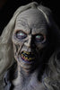 Zombie animatronic face with scary eyes and teeth