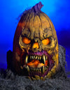 Grizzly Gourd Halloween Prop by Distortions. Evil jack o lantern prop.