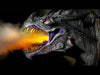 Epic Dragon Legends wall mounted dragon head props video blowing smoke and led fire
