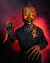 Jack Is Back life size standing Halloween prop. Jack o lantern killer character with knife