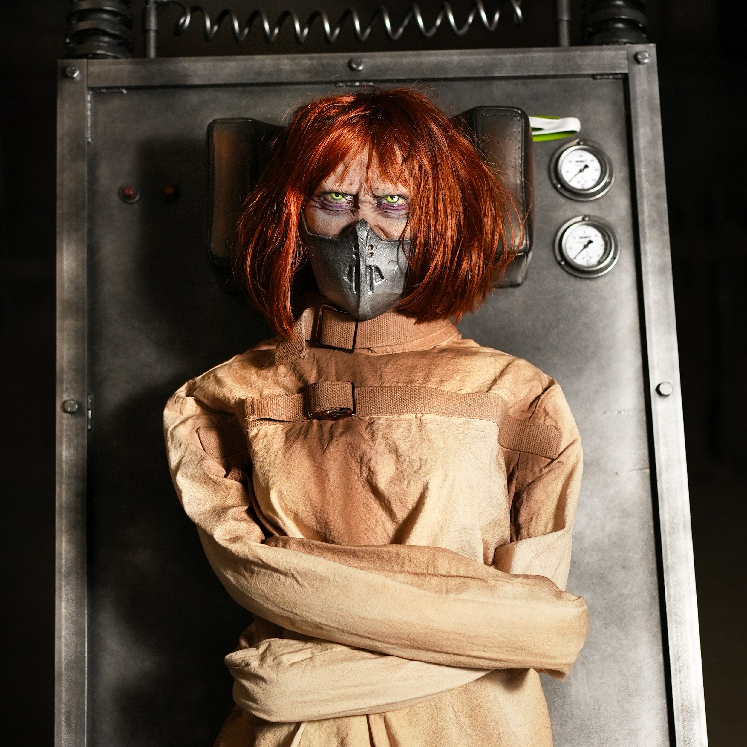 Krazy Kristen Violent Shaking Animatronic Prop for Halloween and