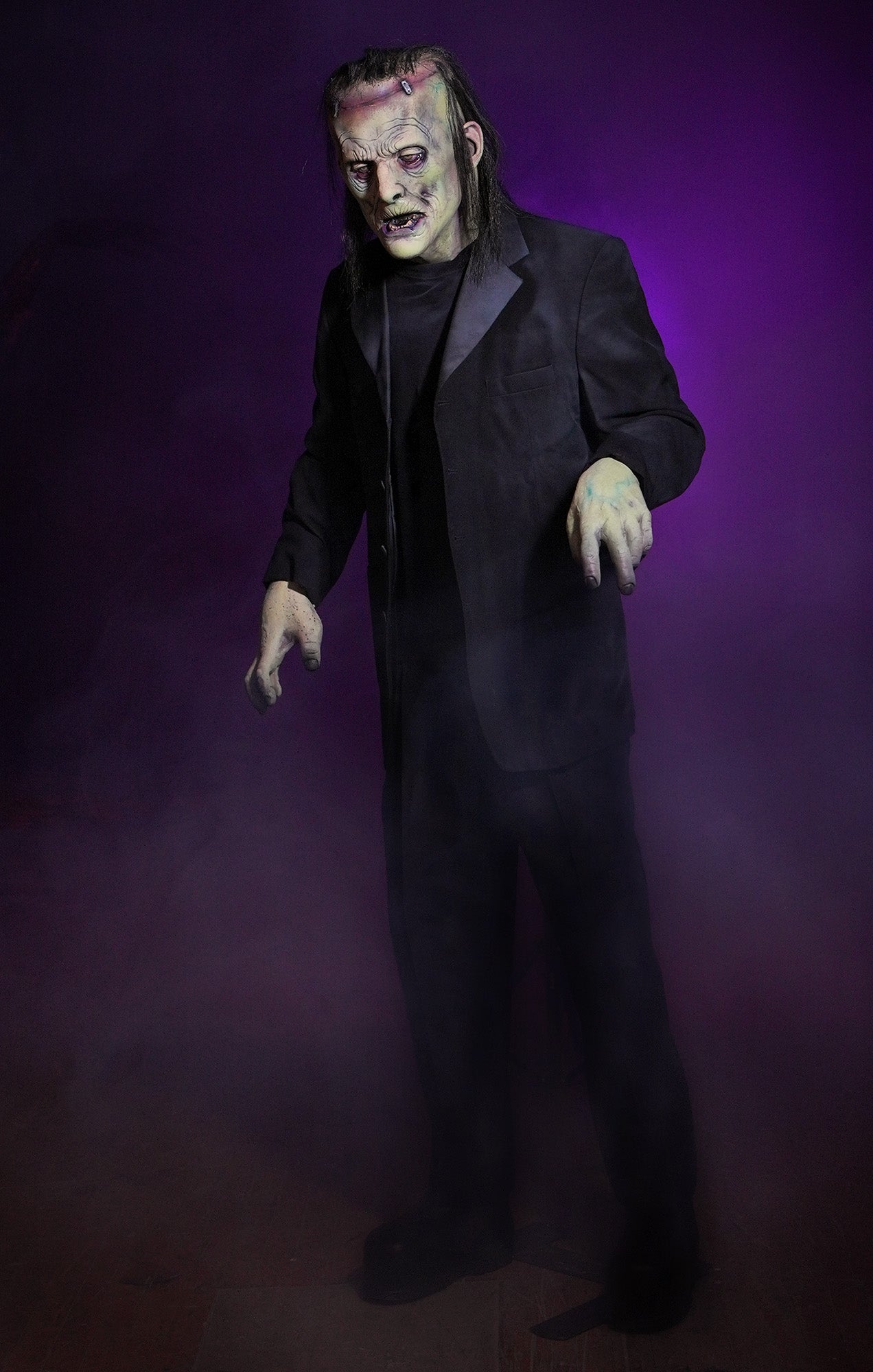 6.5 ft. tall Monster Legend Halloween Standing Prop Display ...