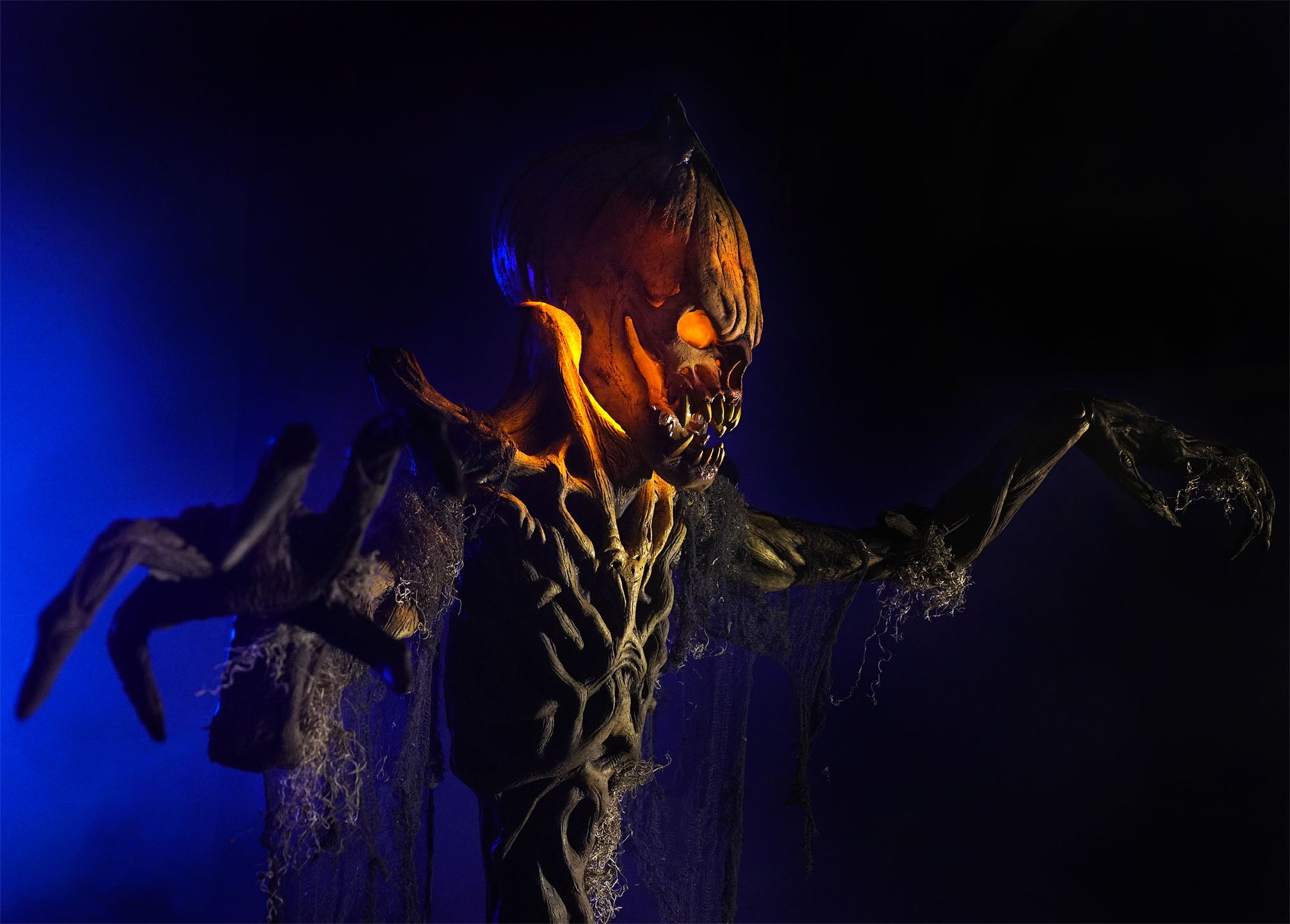 8 Ft. Pumpkin Stalker Halloween Prop Decoration – Distortions Unlimited