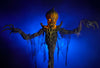 Pumpkin Stalker Halloween prop with its arms spread wide ready to get you!