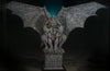 Gargoyle animatronic prop with wings spread for haunted houses, Halloween, gothic scenes and more
