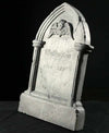 Halloween tombstone animatronic prop for cemetery scene