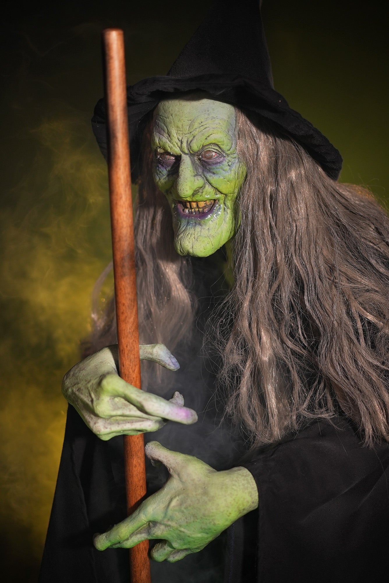 Witches Brew Wicked Witch Animatronic Halloween Prop – Distortions ...