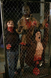 Zombie Outbreak animatronic fence section by Distortions